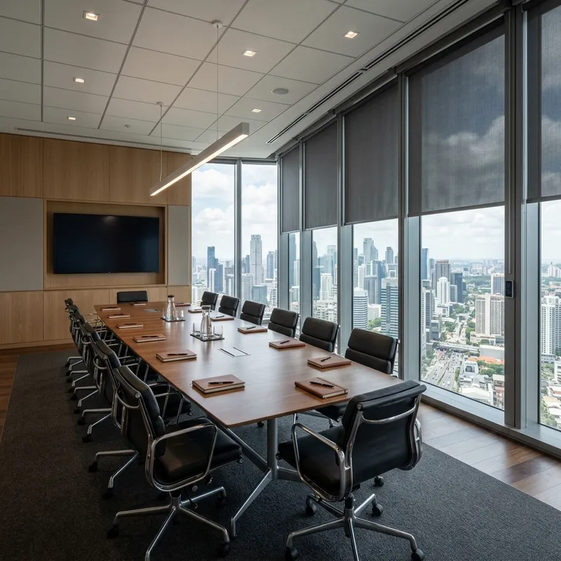 Sala de reuniões corporativa